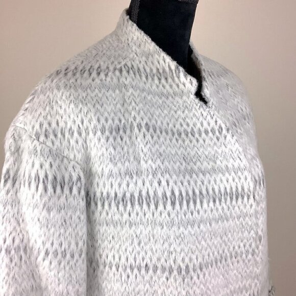 REBECCA TAYLOR WOOL BLEND ICICLE COCOON COAT - Picture 8 of 13